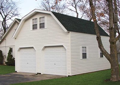 Two Story Garage Built and Installed by Ridgeview Structures Dillsburg PA